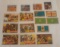 16 Vintage Topps Non Sport Card Lot Western Roundup Parade Flags Bowman Wild West