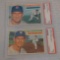 2 Vintage PSA GRADED Card Lot Mickey McDermott & Bob Porterfield Yankees Red Sox