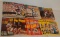 (25) Vintage 1981 1982 1983 1984 Fleer Baseball & Football Complete Sticker Sets In Albums Full