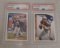 2 Tom Brady PSA GRADED NFL Football Card Lot Pair Patriots