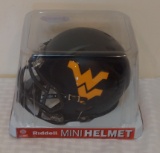 1 Brand New West Virginia Riddell Mini Football Helmet MIB Great For Autographs