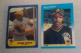 Vintage 1986 Fleer Update & 1987 Baseball Rookie Card RC Pair Barry Bonds Pirates Sharp Pack Fresh