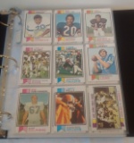 Vintage 1973 Topps NFL Football Card Album 135+ Cards Some Stars