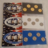 2001 State Quarter Sets Lot Gold Silver Platinum Collector's Editions MIB Philadelphia Mint