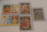 Vintage 1950s Topps Baseball Card Lot 1955 1957 1959 Pinson