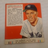 Vintage 1953 Red Man Tobacco Baseball Card w/ Tab Gil McDougald Yankees