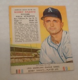 Vintage 1953 Red Man Tobacco Baseball Card w/ Tab Bobby Shantz Athletics A's