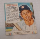Vintage 1953 Red Man Tobacco Baseball Card w/ Tab Jackie Jensen Senators