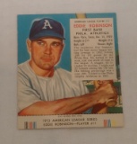 Vintage 1953 Red Man Tobacco Baseball Card w/ Tab Eddie Robinson Athletics A's
