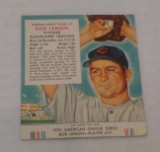 Vintage 1953 Red Man Tobacco Baseball Card w/ Tab Bob Lemon Indians HOF