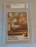 Vintage 1973 Topps Baseball Card #142 Thurman Munson Beckett GRADED 6 EX-MT Yankees