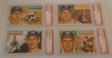 4 Vintage Mega Star HOF Braves PSA GRADED Card Lot Warren Spahn Eddie Mathews Bobby Thomson Burdette