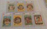 7 Vintage 1959 Topps Baseball Beckett GRADED Card Lot 3 4.5 5 5.5