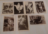 7 Vintage Risque Nude Nudity 18+ Unused Postcard Lot Marilyn Monroe