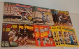 (25) Vintage 1981 1982 1983 1984 Fleer Baseball & Football Complete Sticker Sets In Albums Full