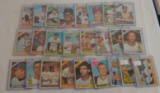 25 Vintage 1966 Topps Baseball Card Lot