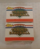 (2) 1993 Topps Traded Factory Sealed Baseball Card Sets Rookies Stars