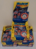 3 Vintage 1989 Topps Heads Up Baseball Wax Boxes Lot