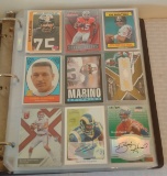 NFL Football Card Album 450 Cards Rookies Stars HOFers Inserts Loaded