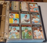 Vintage 1971 Topps MLB Baseball Card Album w/ Stars HOFers 396 Cards