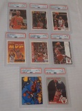 8 Different Michael Jordan PSA GRADED 8 NRMT Card Lot Bulls NBA Basketball HOF