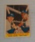 Vintage 1958 Topps Baseball Card #418 Combo Card Mickey Mantle Hank Aaron Batting Foes