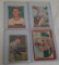 4 Vintage Bowman Baseball Card Lot 1951 1952 1955