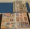 2 Baseball Football NFL Card Albums Many Stars Rookies RC 1,000+ 1K Cards HOFers