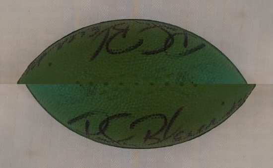 Rocky Bleier Autographed Signed Mini Foam Promo Football NFL Steelers His Own Hola COA