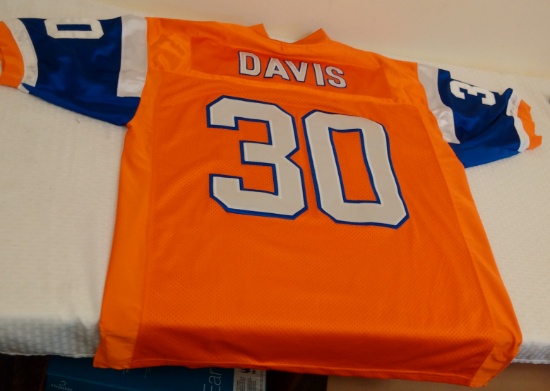NFL Mitchell & Ness Football Jersey Throwback Denver Broncos Terrell Davis Stitched Size 54 HOF
