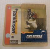 2004 NFL Football McFarlane Figure MOC LaDanian Tomlinson Chargers HOF
