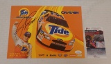 Rickey Craven NASCAR Signed Autographed Hero Card 9x11 Photo JSA COA Tide Racing