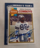 2004 Topps Certified Autographed Insert Fan Favorites NFL Cowboys Drew Pearson