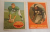 Vintage 1958 & 1960 Topps NFL Football Chuck Bednarik Card Lot Eagles HOF