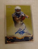 2013 Topps Chrome Keenan Allen Autographed Signed Rookie Card RC Chargers