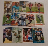 14 NFL Football Rookie Card Lot Martin Culpepper Faulk James HOF