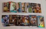 40+ NFL Football Card Lot Inserts Rookies Sanders Moss & More HOF