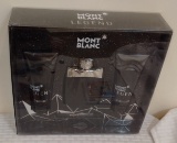 Mont Blanc Legend Mens Cologne Set MIB New After Shave Shower Gel Rare