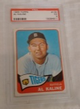 Vintage 1965 Topps Baseball Card #130 Al Kaline Tigers PSA GRADED 5 EX HOF