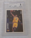 1996-97 Collector's Choice NBA Basketball Kobe Bryant Lakers Rookie Card RC BGS Beckett GRADED 8 NM