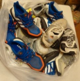 6 Pair Mens Used Shoe Lot Donation Opportunity Name Brand Adidas