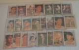 23 Vintage 1957 Topps Baseball Card Lot