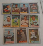 Vintage 1954 Bowman Baseball Card Lot 11 Cards