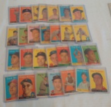 Vintage 1958 Topps Baseball Card Lot 28 Cards