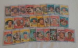 Vintage 1959 Topps Baseball Card Lot 27 Cards