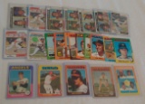 Vintage 1974 & 1975 Topps Baseball Card Lot Stars HOFers Palmer Rose Ryan Yount RC