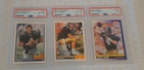 1991 Upper Deck & Score NFL Football Brett Favre Rookie Card Lot PSA GRADED 7 8 NRMT Packers HOF