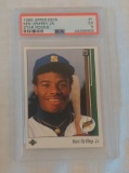 1989 Upper Deck Baseball #1 Ken Griffey Jr Rookie Card RC Mariners HOF PSA GRADED 5 EX