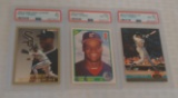 3 PSA GRADED Frank Thomas HOF White Sox PSA GRADED Card Lot w/ 1990 Score Rookie RC