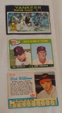 Vintage 3 Card Lot Baseball 1971 Topps Munson 1962 Post Cereal Dick Williams 1965 Red Sox Rookie